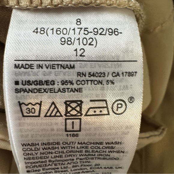 Gap High Rise Flare Khaki Pants Size 8 NWT Brand New Neutral - Picture 14 of 15